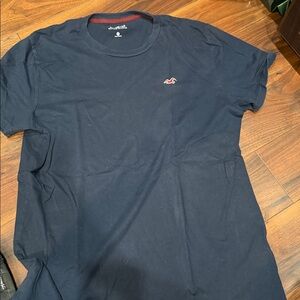 Hollister Dark Blue Tee with Logo